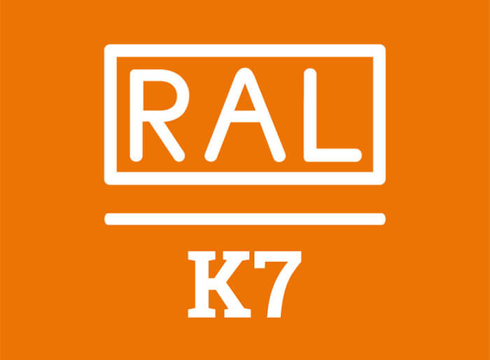 RAL K7 logo RAL K7 logo